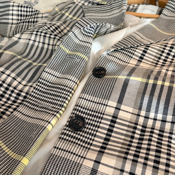 Anthropologie Avec Les Filles Long Lined Plaid Trench Coat Outerwear, Medium - Picture 13 of 16